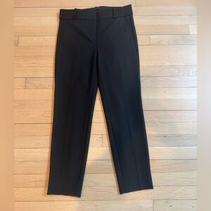 J. Crew Cameron Straight Leg Black Ankle Pants